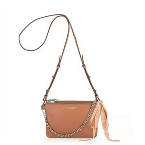 Dylan Kain The LSC crossbody/clutch bag in tan light gold